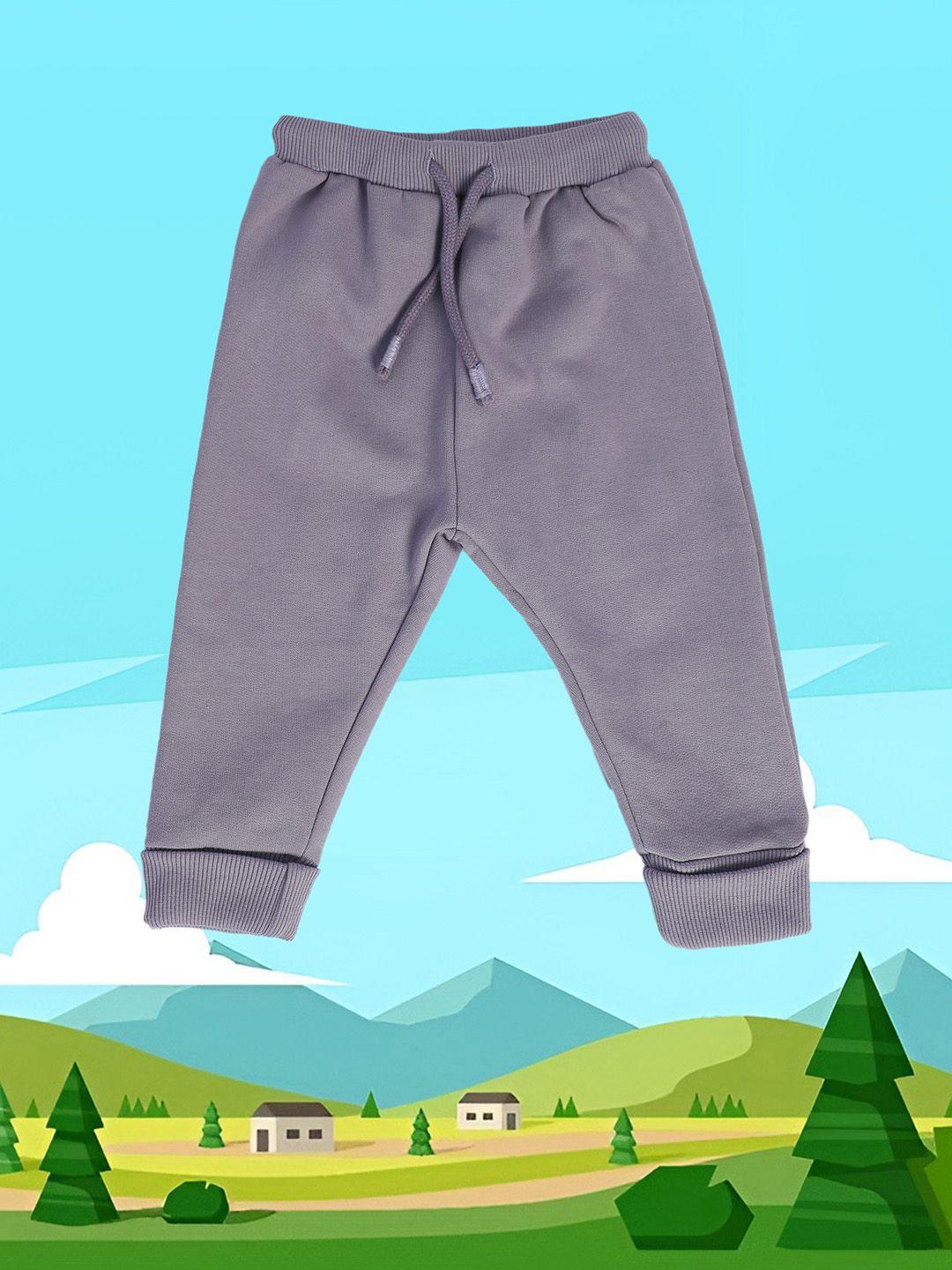 mini klub boys mid-rise flat-front easy wash cotton joggers trousers