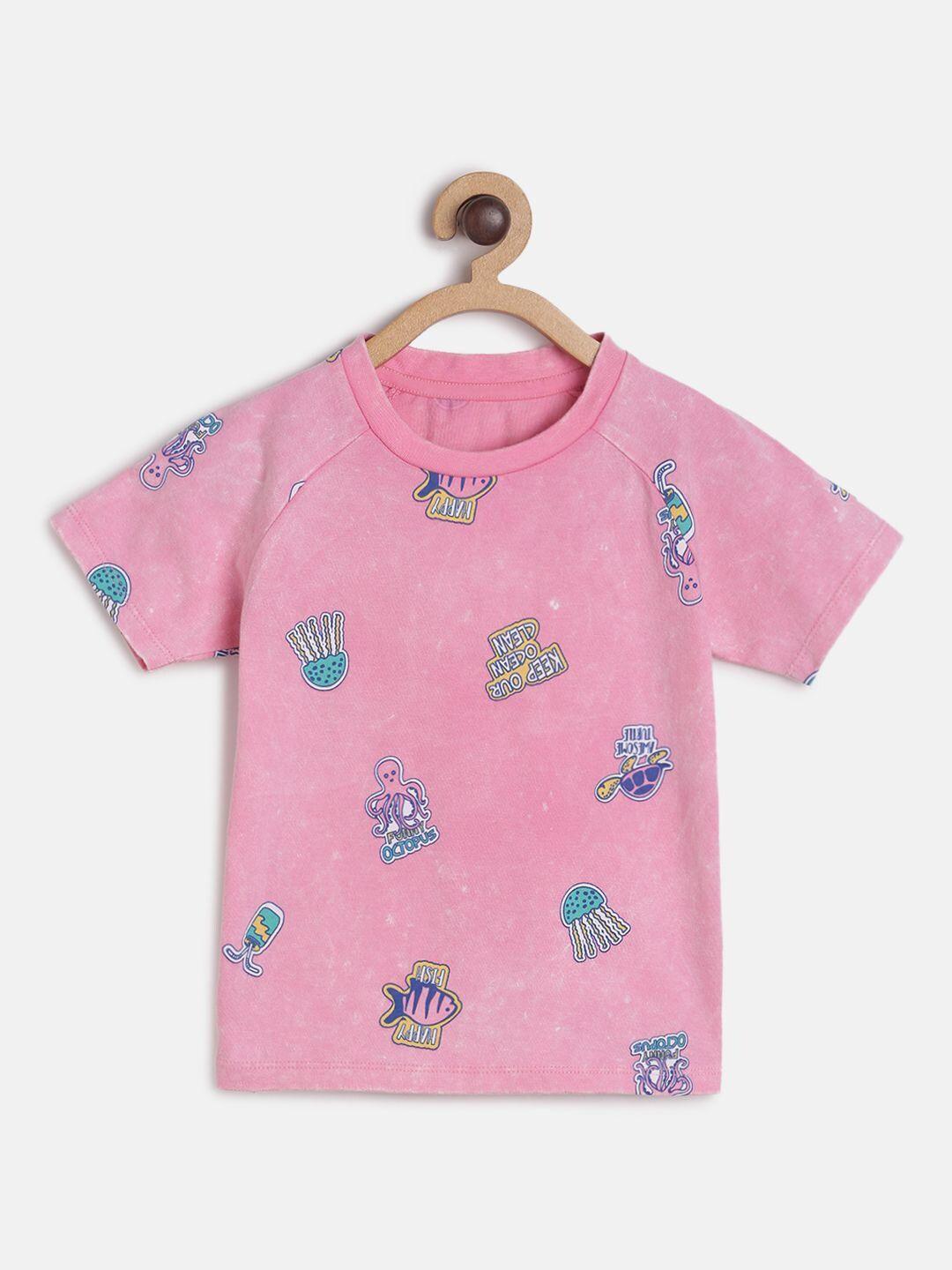 mini klub boys printed cotton t-shirt