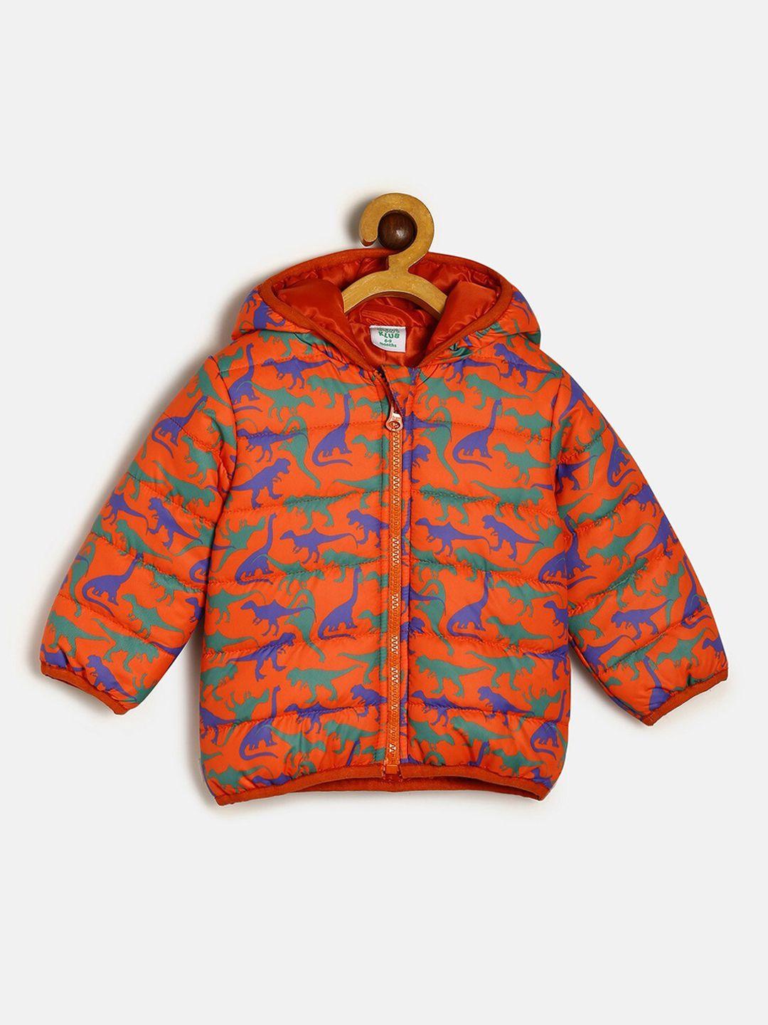 mini klub boys printed lightweight padded jacket