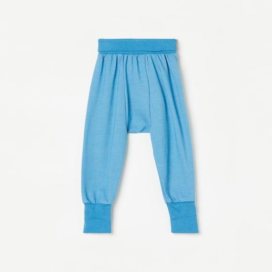 mini klub boys solid elasticated joggers