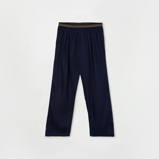 mini klub girls solid elasticated pants