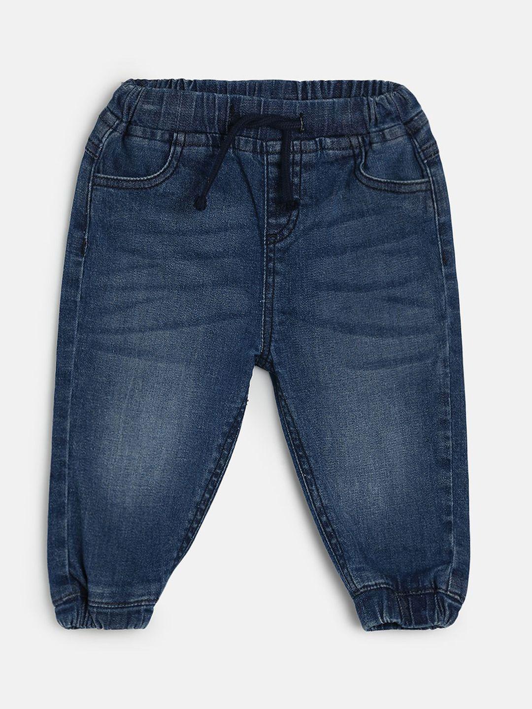 mini klub infant boys light fade elasticated stretchable jeans