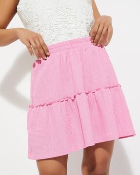 mini tiered skirt