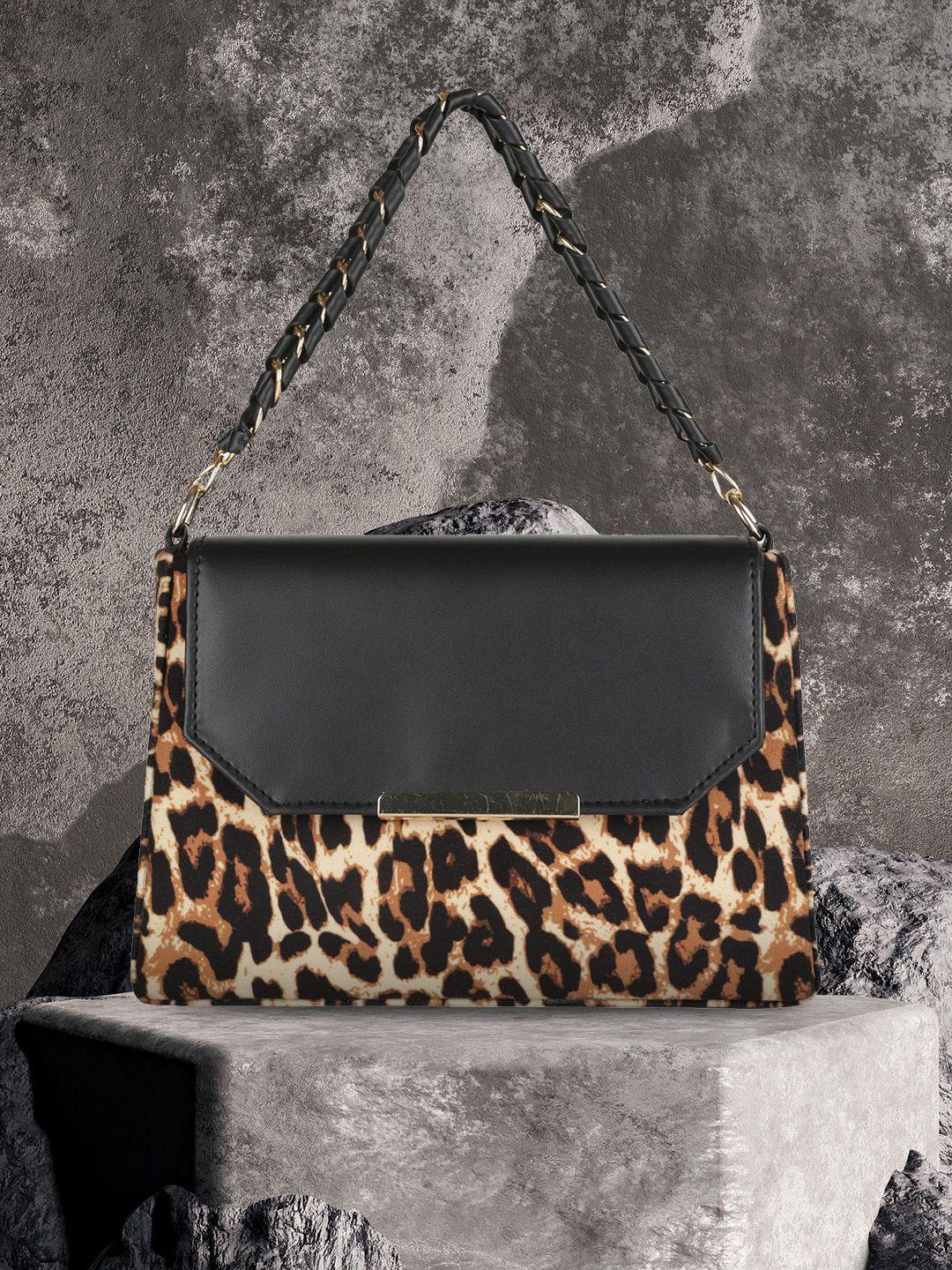 mini wesst animal printed structured handheld bag