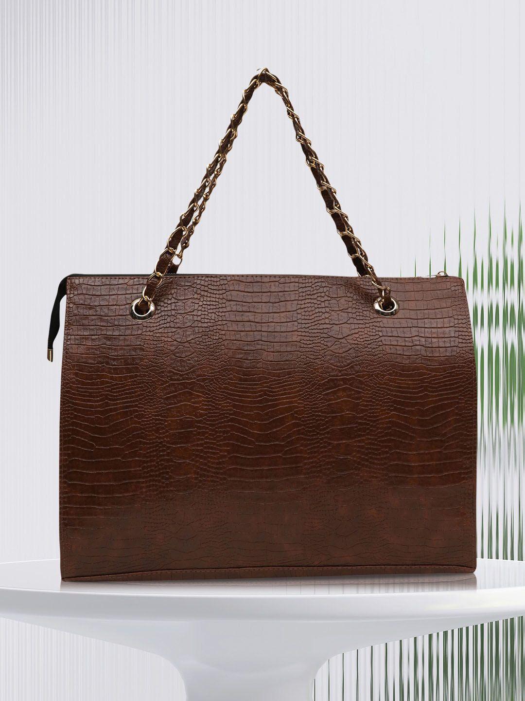 mini wesst animal textured oversized structured handheld bag