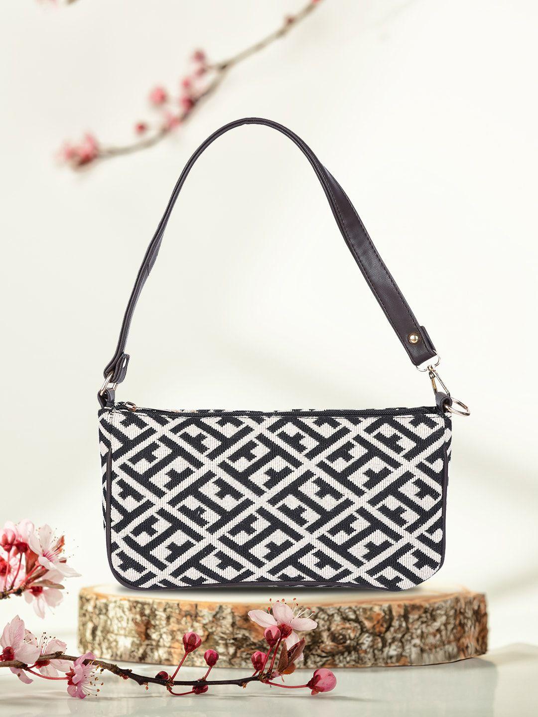 mini wesst printed bowling shoulder bag with cut work