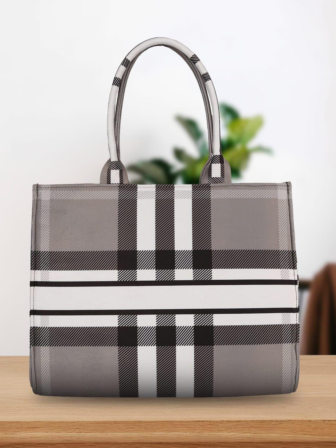 mini wesst striped structured handheld bag