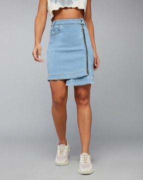 mini wrap skirt