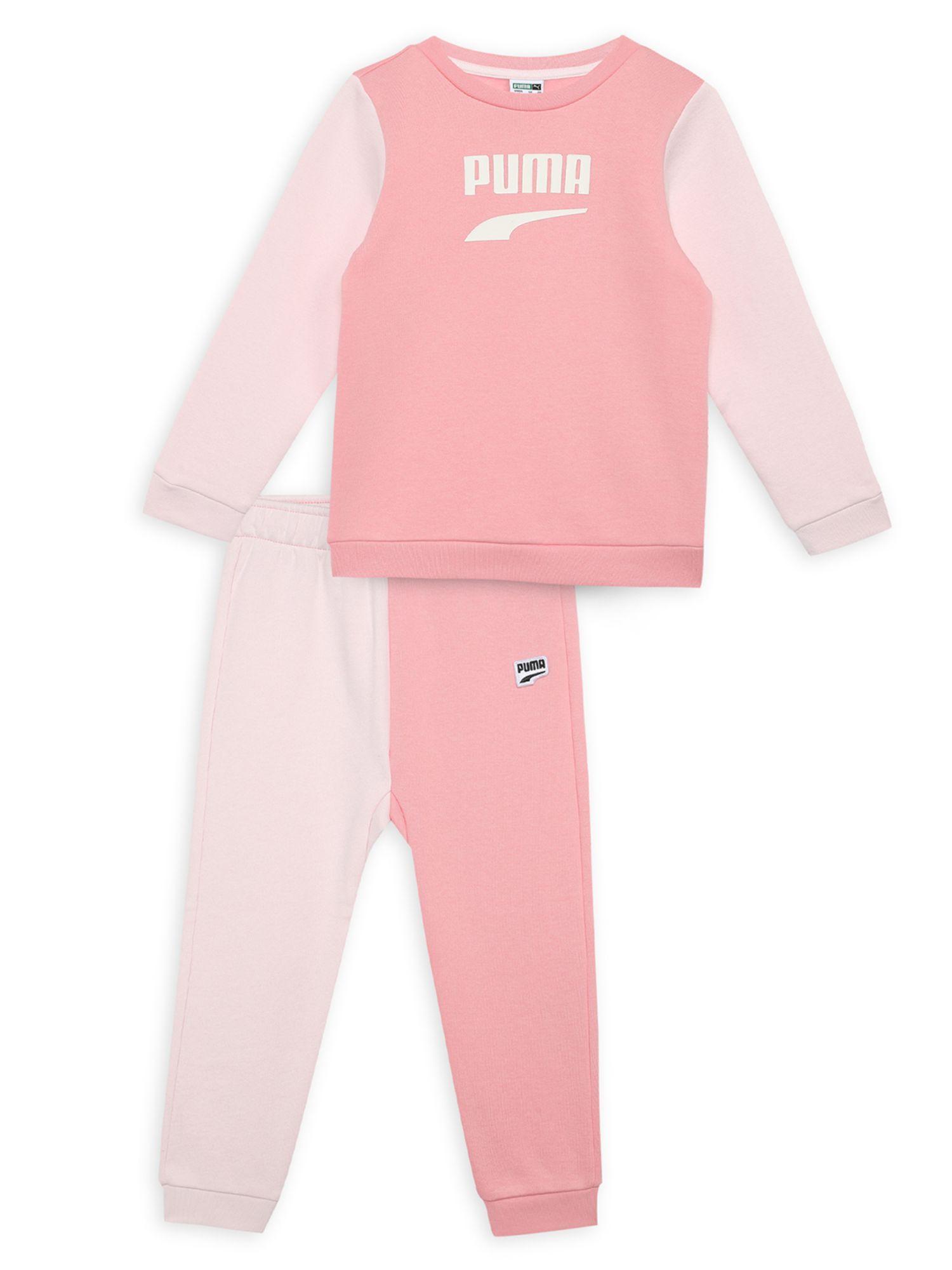 minicats downtown unisex pink track suit