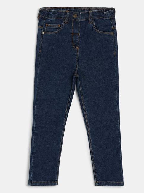 miniklub kids blue solid jeans