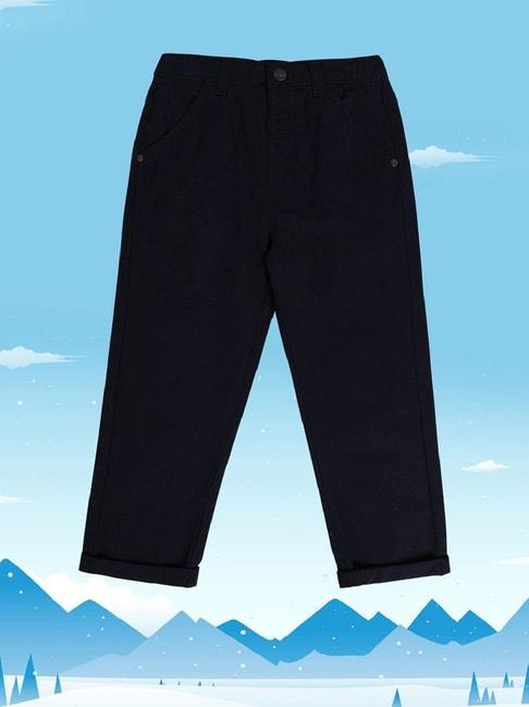 miniklub kids navy solid pants