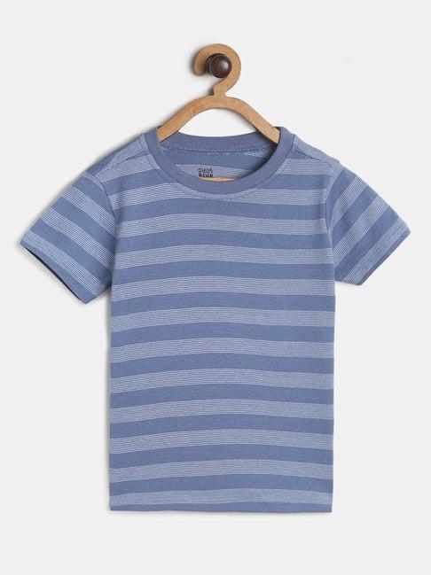 miniklub kids blue striped t-shirt