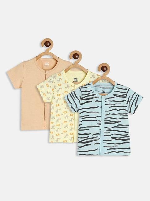 miniklub kids multicolor printed t-shirt (pack of 3)