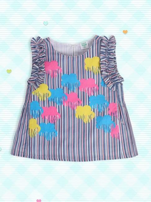 miniklub kids multicolor striped top