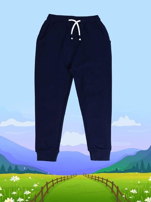 miniklub kids navy solid joggers