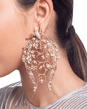 minimal ethnic chandeliers earrings