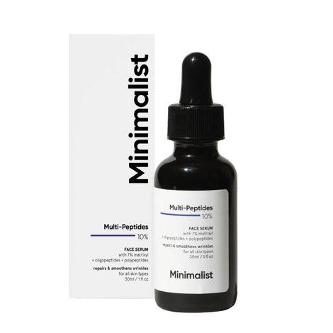 minimalist 10% multi peptides face serum - 30ml