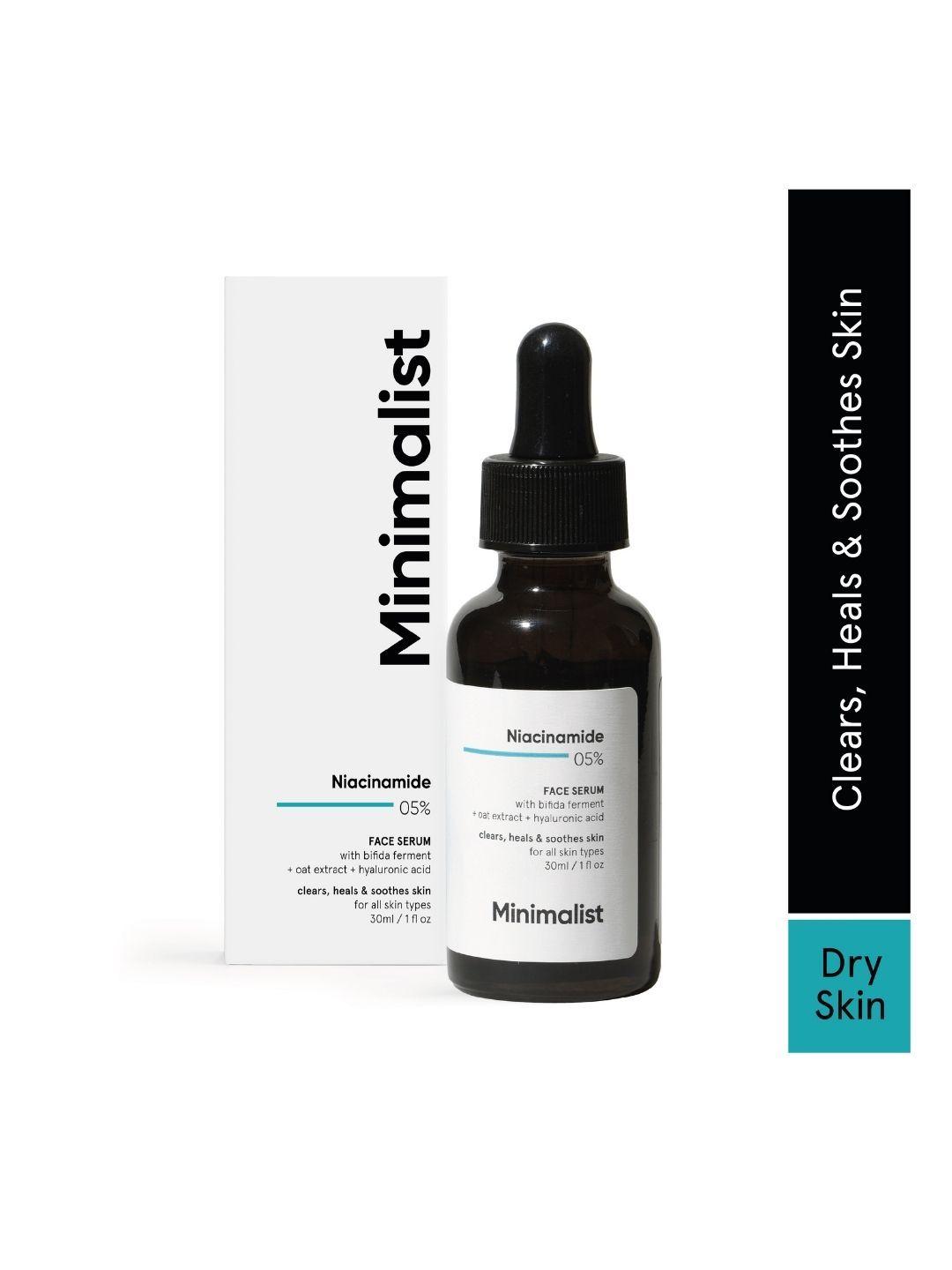 minimalist 5% niacinamide serum with hyaluronic acid - 30 ml