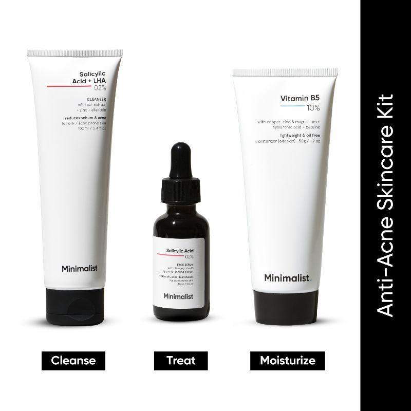 minimalist anti acne solution