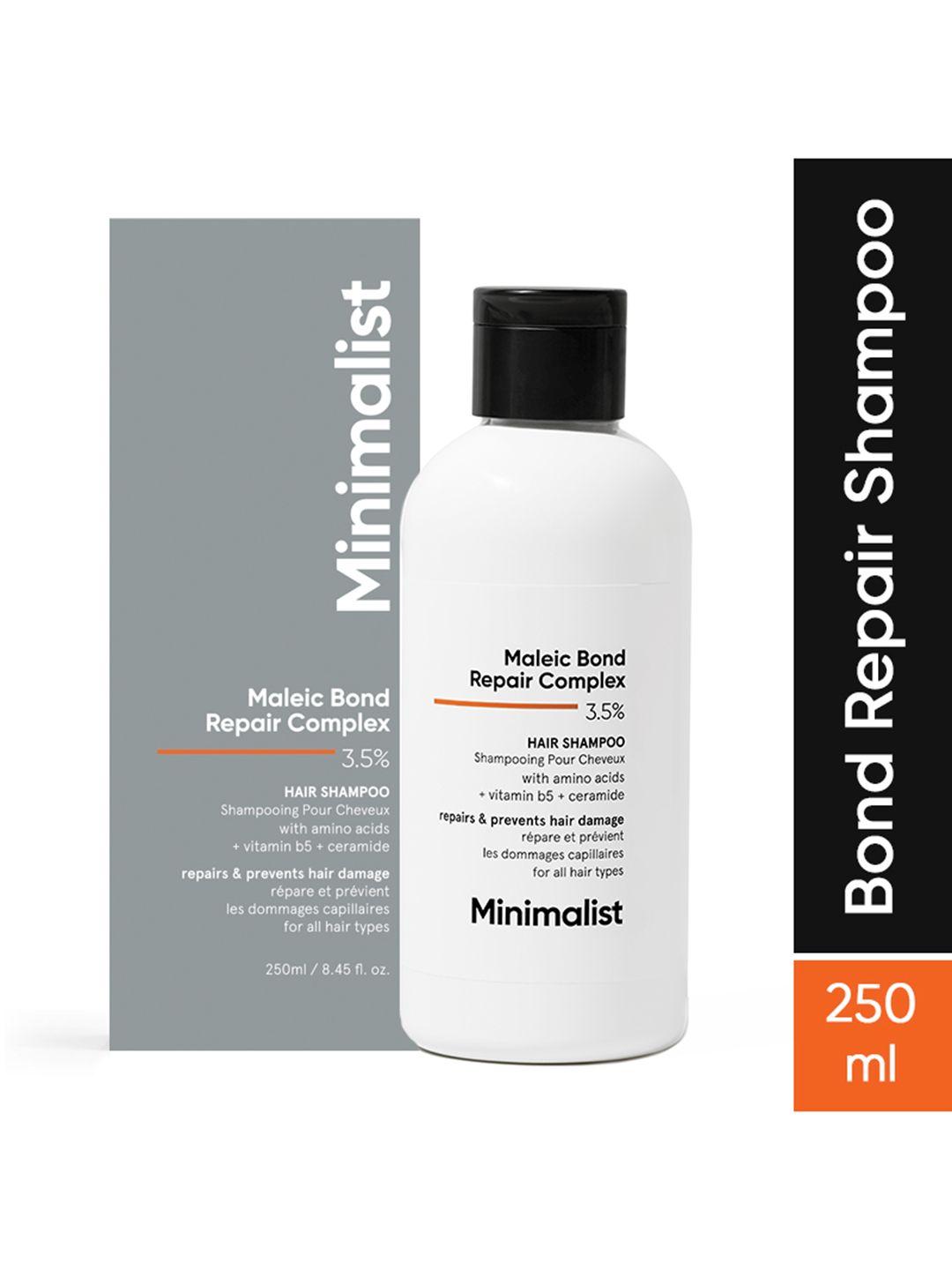 minimalist maleic bond repair complex 5% hair shampoo - 250ml