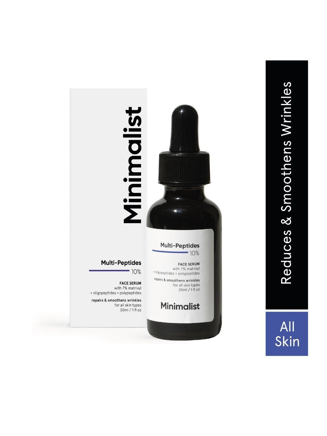 minimalist multi peptides anti aging night serum - 30 ml