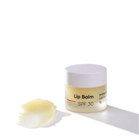 minimalist spf 30 lip balm with ceramides & ha for lip protection & nourishment