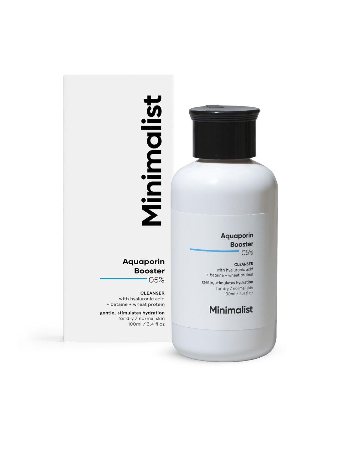 minimalist 5% aquaporin booster face wash with hyaluronic acid - 100 ml