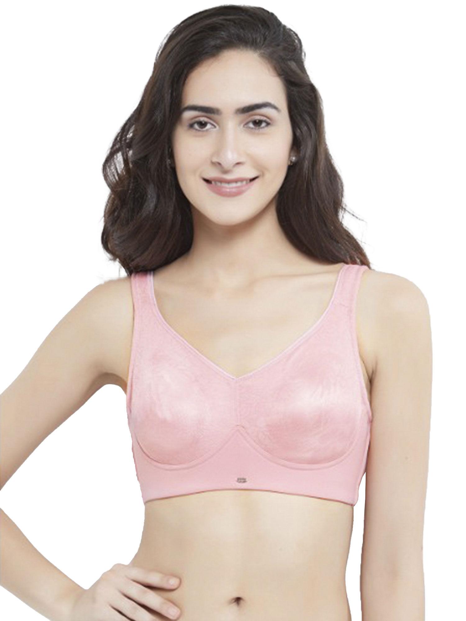 minimizer full coverage non wired bra-rouge