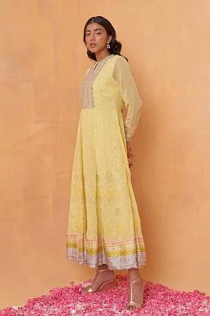 minion yellow kalidar dress