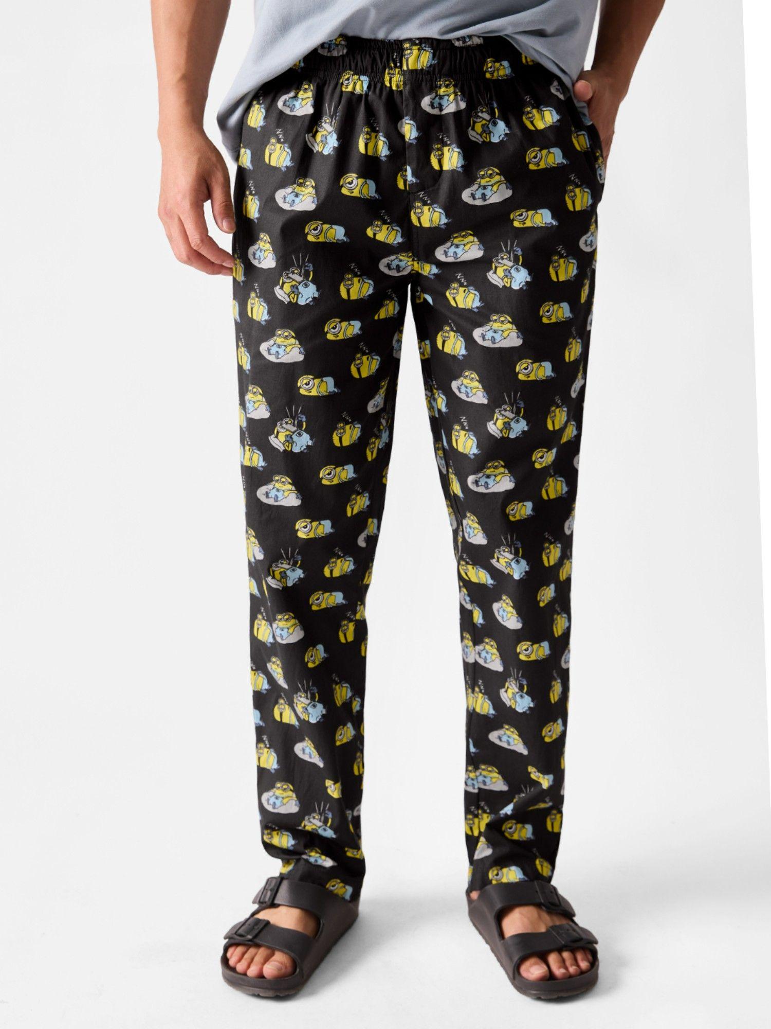 minions: be lazy pajamas for mens