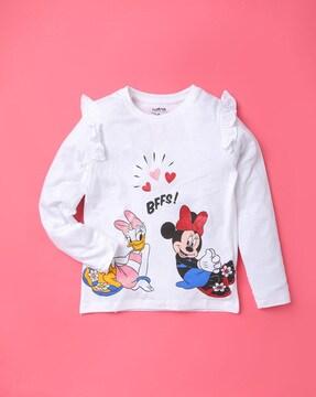 minnie mouse round-neck t-shirt