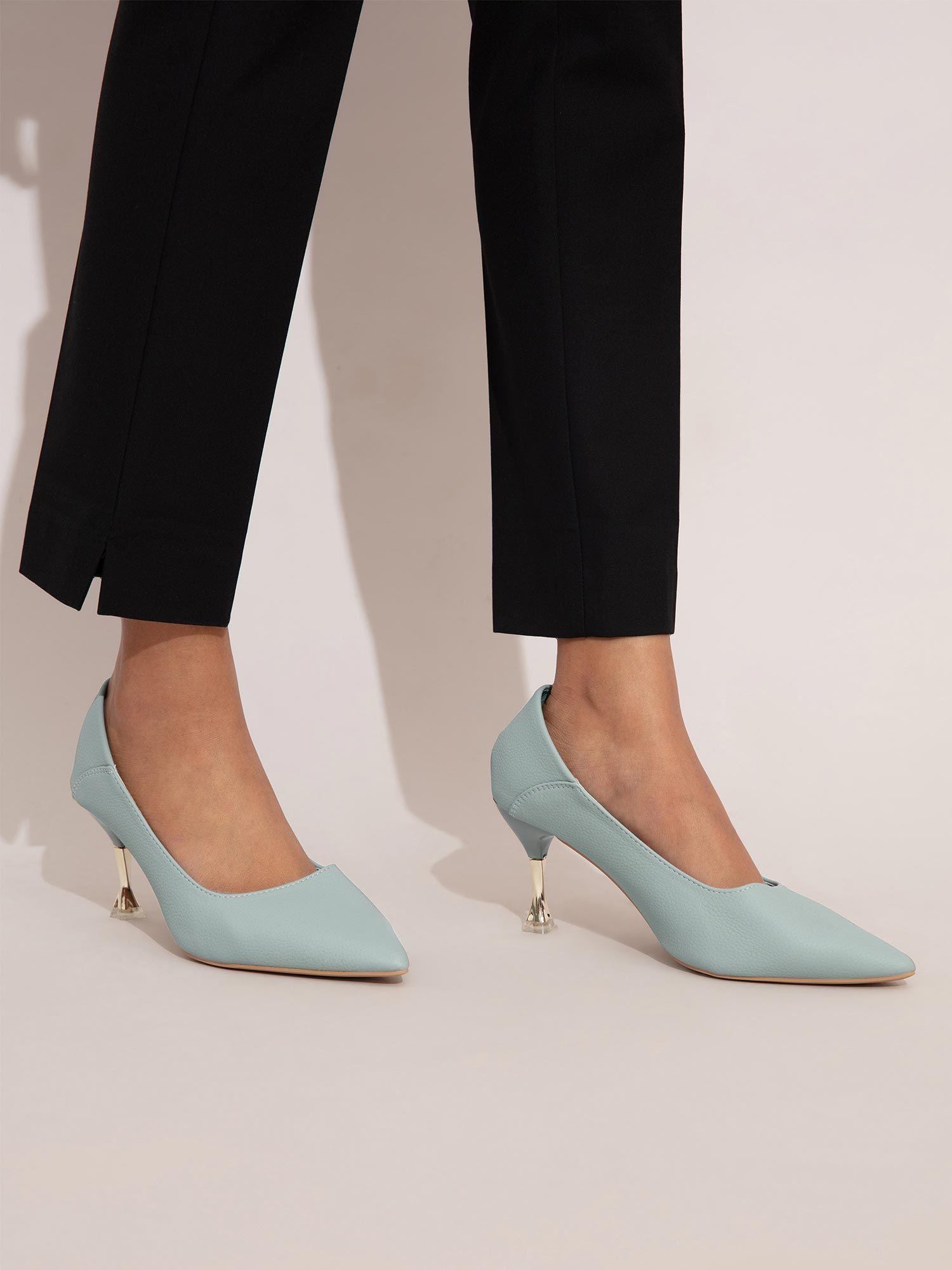 mint green stiletto pumps