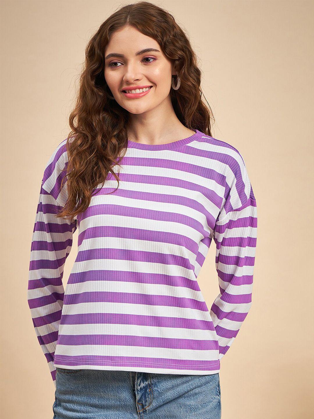 mint street striped pullover sweatshirt