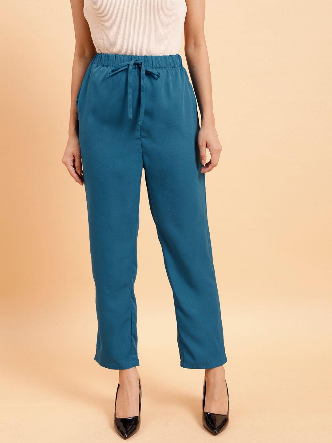 mint street women mid-rise regular trousers