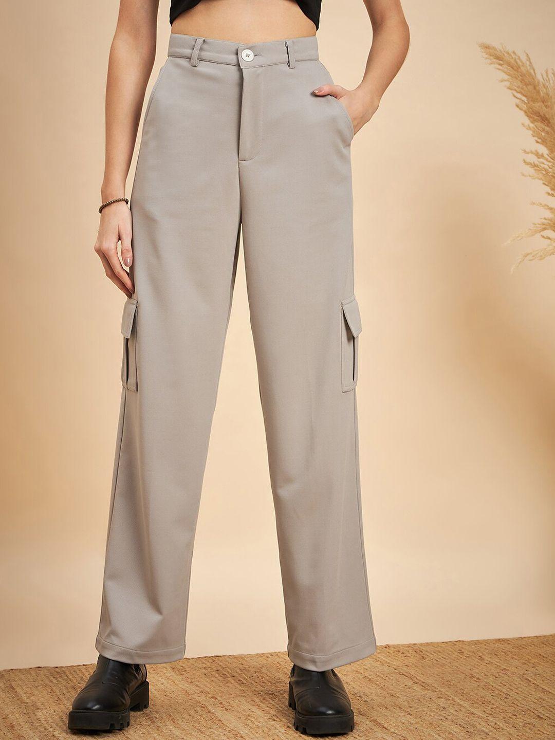 mint street women relaxed cargos trousers