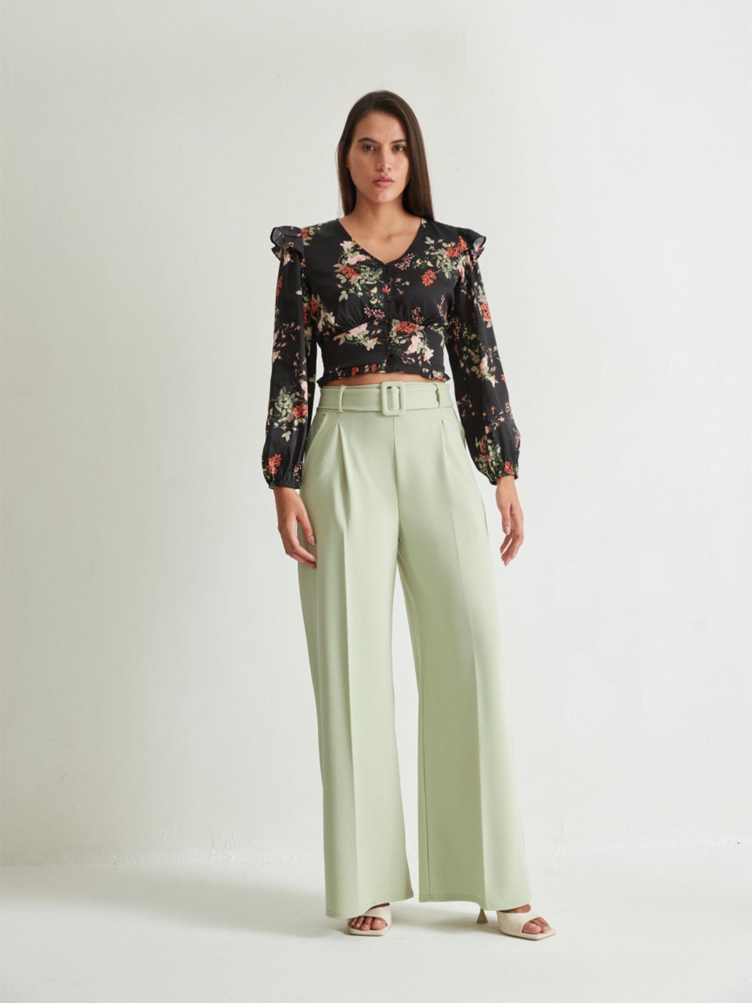 mint wide leg trouser