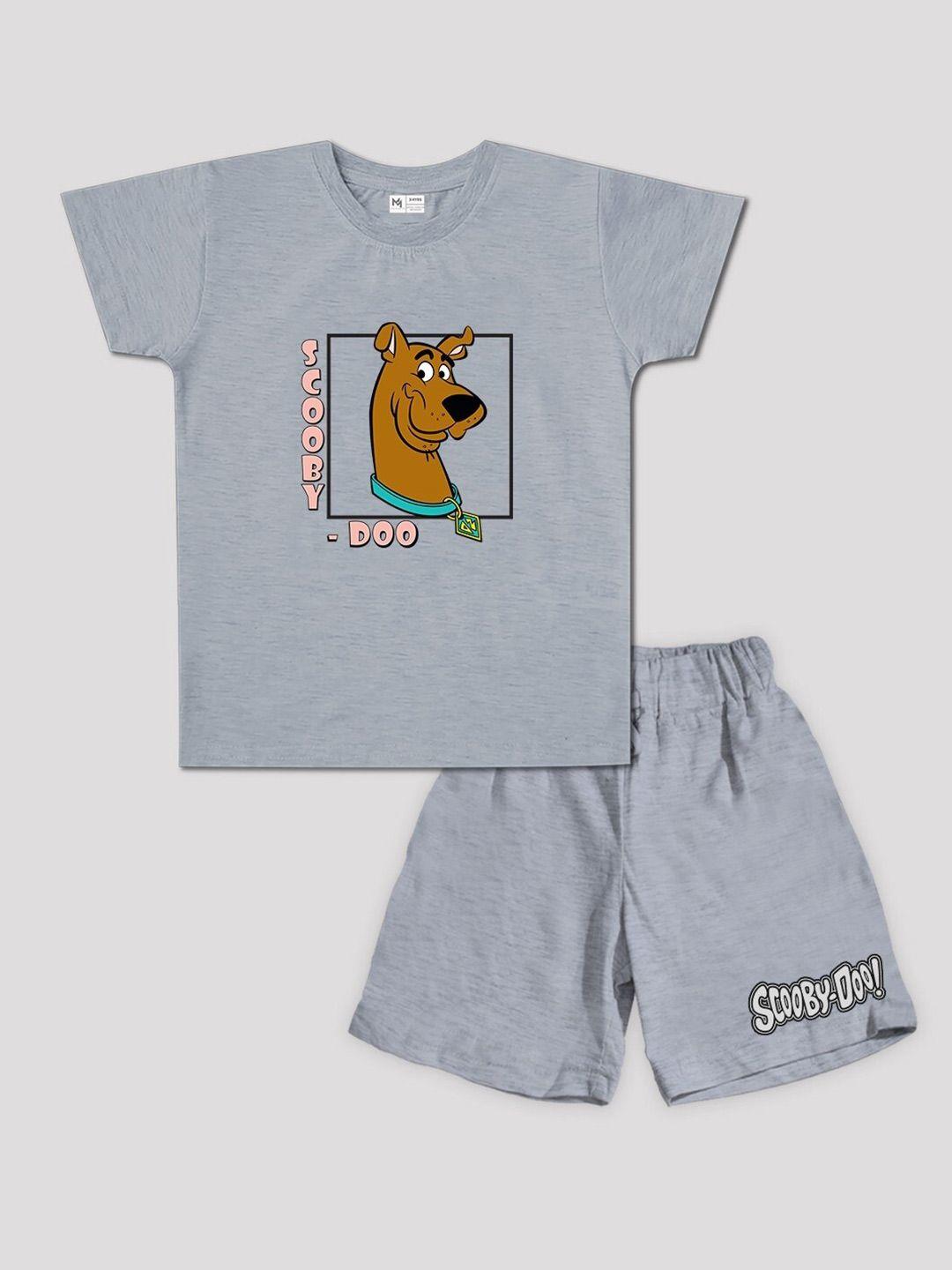 minute mirth boys scooby-doo printed pure cotton clothing set