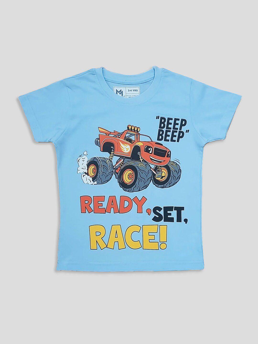 minute mirth boys graphic printed pure cotton t-shirt