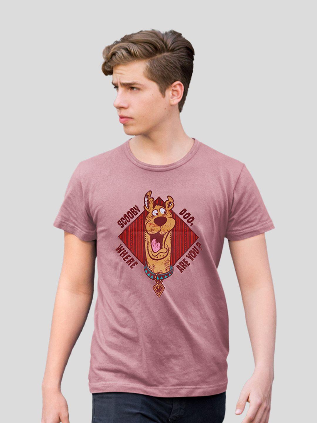 minute mirth scooby doo printed cotton t- shirt