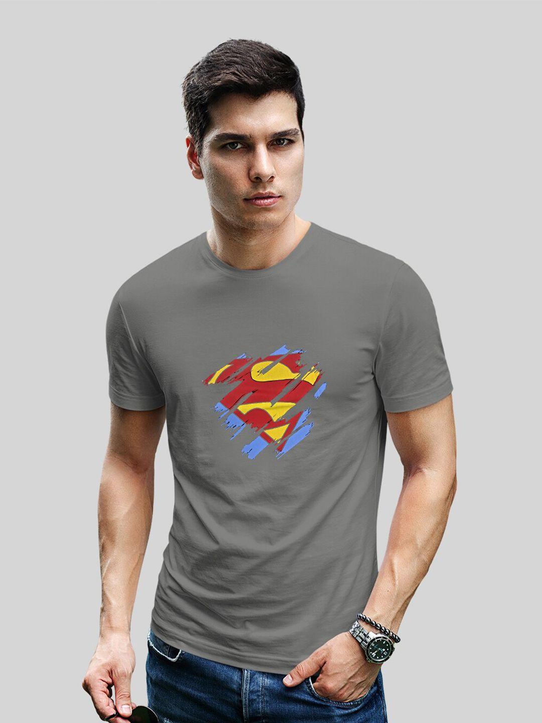 minute mirth superhero printed t-shirt