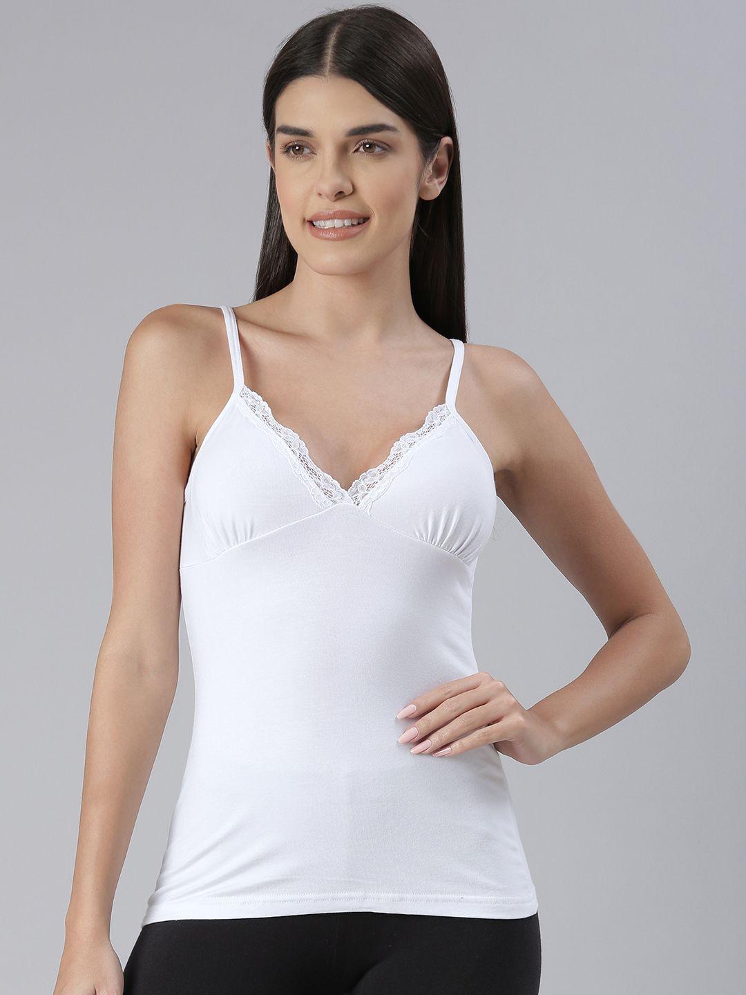 miorre women modal camisole with lace inserts