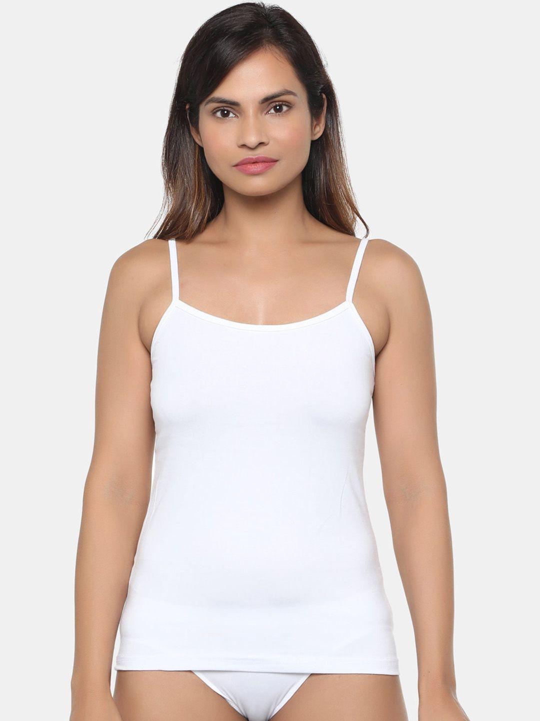 miorre women white solid camisole