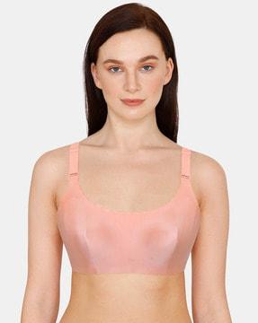 miracle double layered non-wired non-padded full coverage t-shirt bra