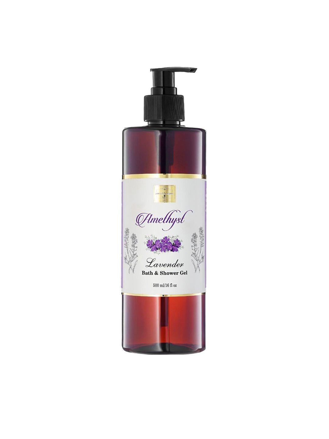 miracle herbs amethyst lavender bath & shower gel - 500 ml