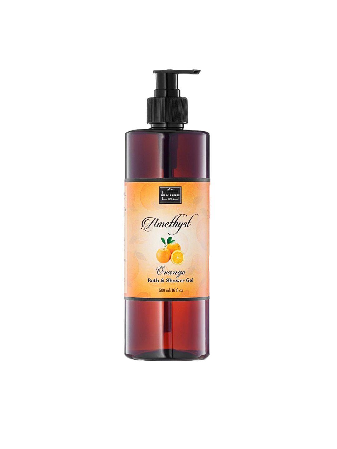 miracle herbs amethyst orange bath & shower gel 500 ml