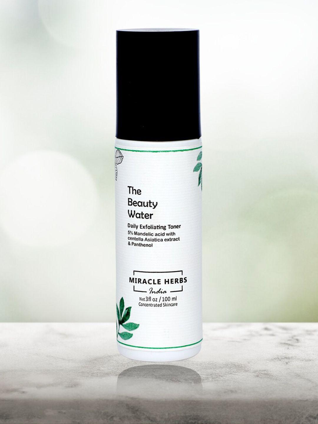 miracle herbs the beauty water daily exfoliating face toner