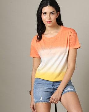 miracle ombre-dyed crew-neck t-shirt