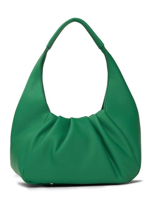 miraggio green medium hobos shoulder bag