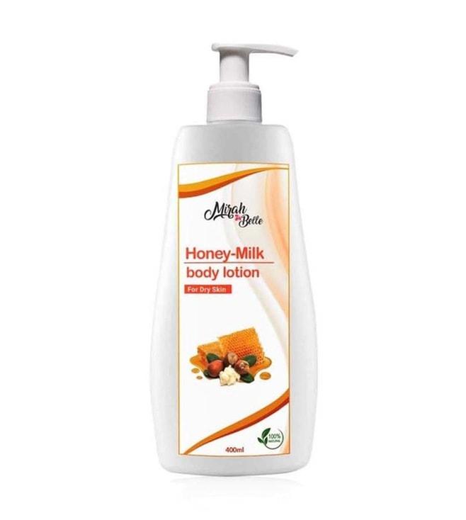 mirah belle honey milk body lotion - 400 ml