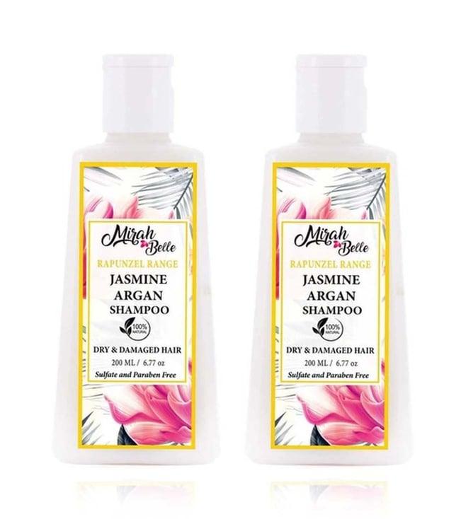 mirah belle jasmine argan dry hair shampoo (pack of 2)